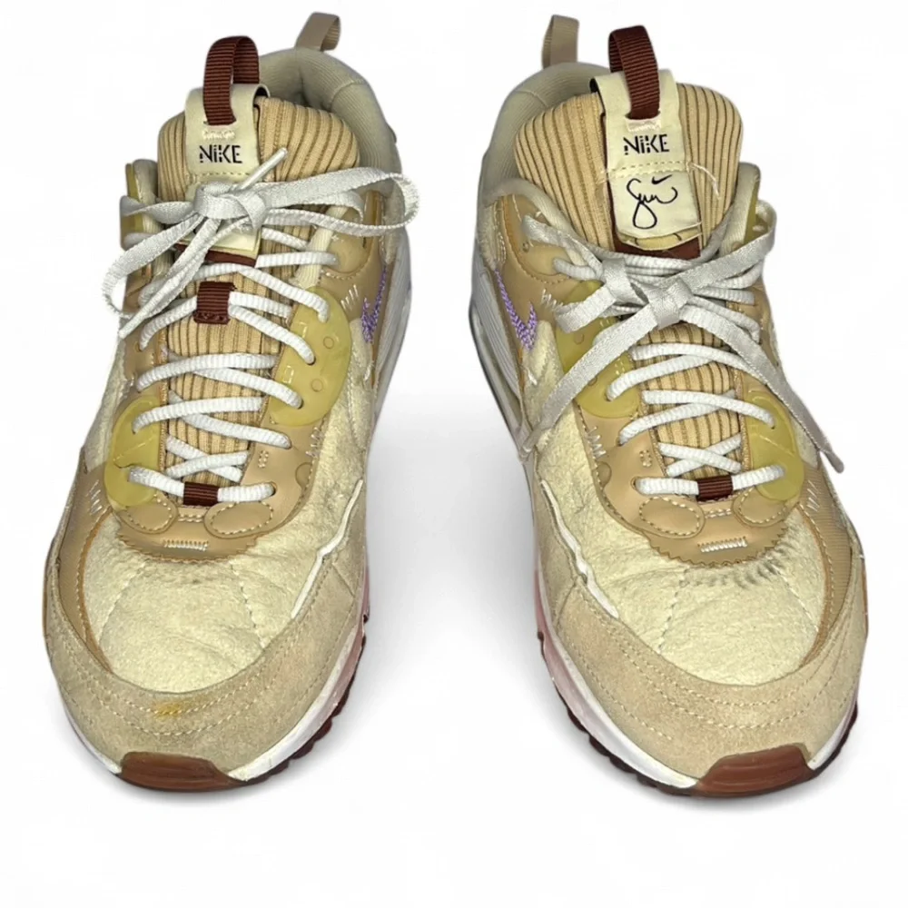 Nike Air Max 90 Futura X Serena Williams Womens Brown Sneakers Shoes DX4221-200